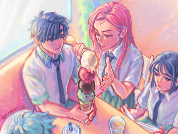 ice cream tower